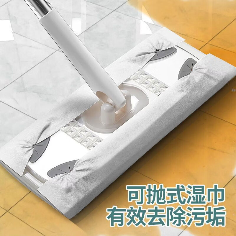 【卖爆全网】送湿巾1包+干巾1包 一次性静电除尘纸平板拖把免手洗 【卖爆全网】送湿巾1包+干巾1包 【全网热销100W+】