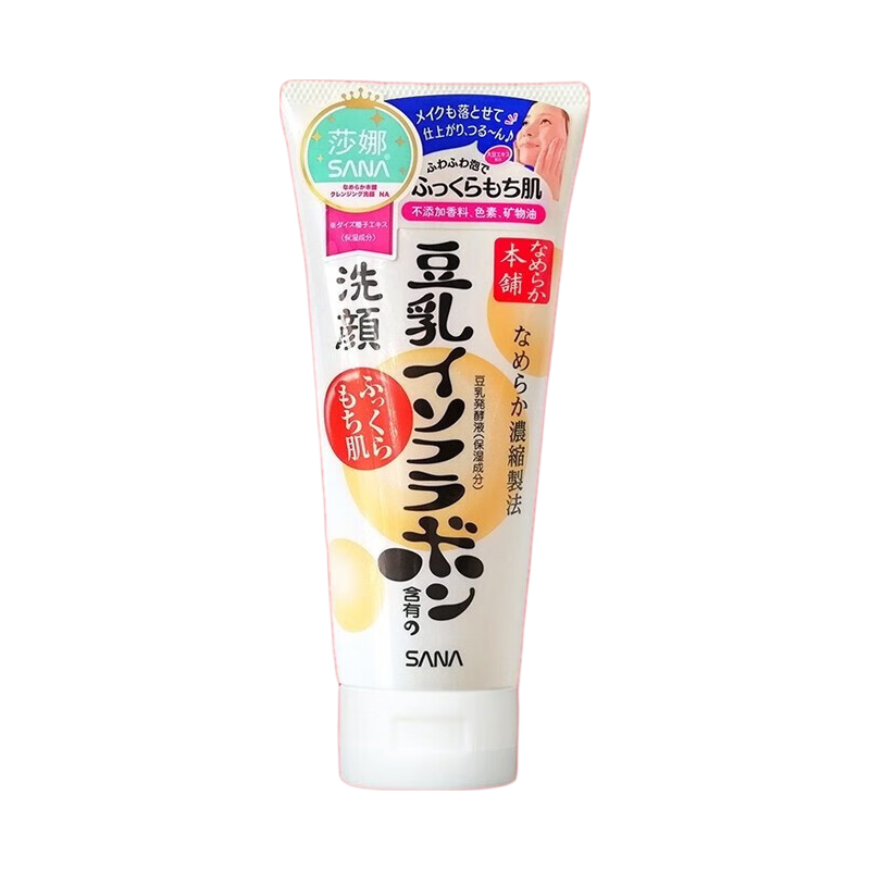 SANA日本原装豆乳美肌保湿洗面奶洁面乳男女清洁补水 豆乳洁面乳150g