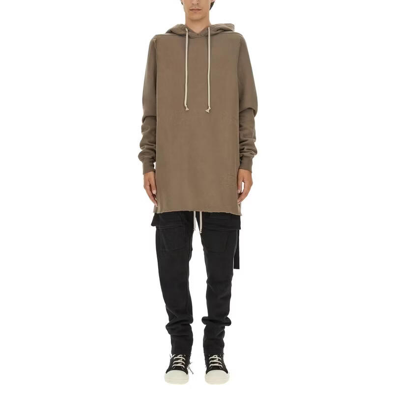 瑞克·欧文斯（RICK OWENS） CO 轻奢 男士 连帽衫 BROWN 20 | L