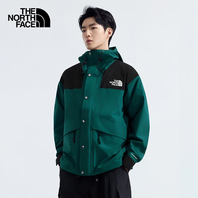 The North Face北面ICON 86冲锋衣男女款防水硬壳外套8AKJ /586绿色  XL