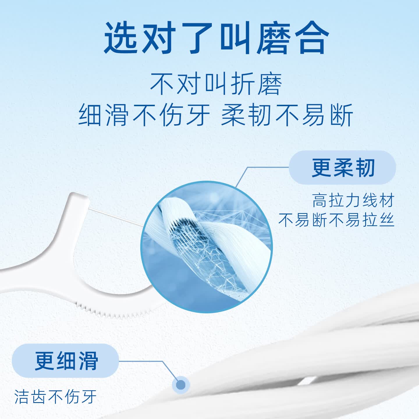 小竹牙线超细家用盒装一次性便携顺滑剔牙强韧一次性牙线棒10盒500支 【精美盒装】10盒共520支
