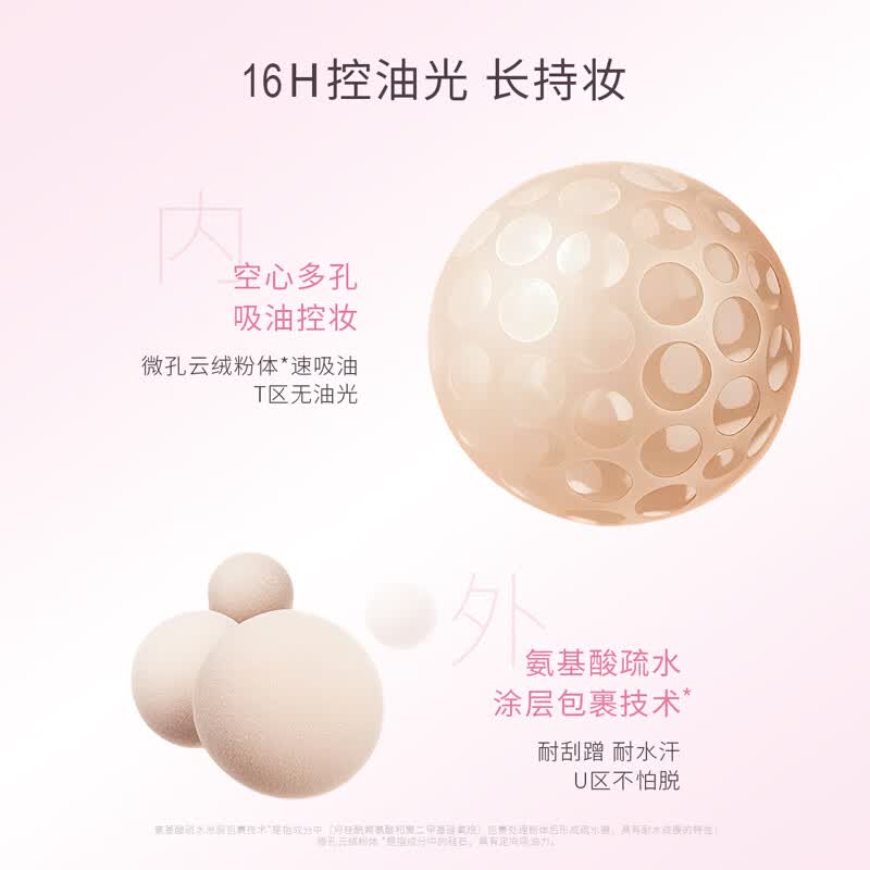 兰瑟云绒持妆粉饼持久不脱妆防水定妆遮瑕提亮干湿两用 02云绒米