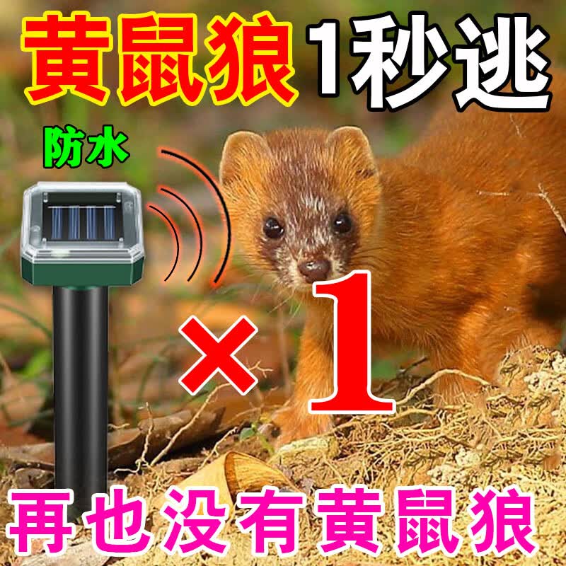 疾泰 黄鼠狼的克星 养鸡防黄鼠狼克星黄鼠狼捕捉器超声波大功率捕鼠器