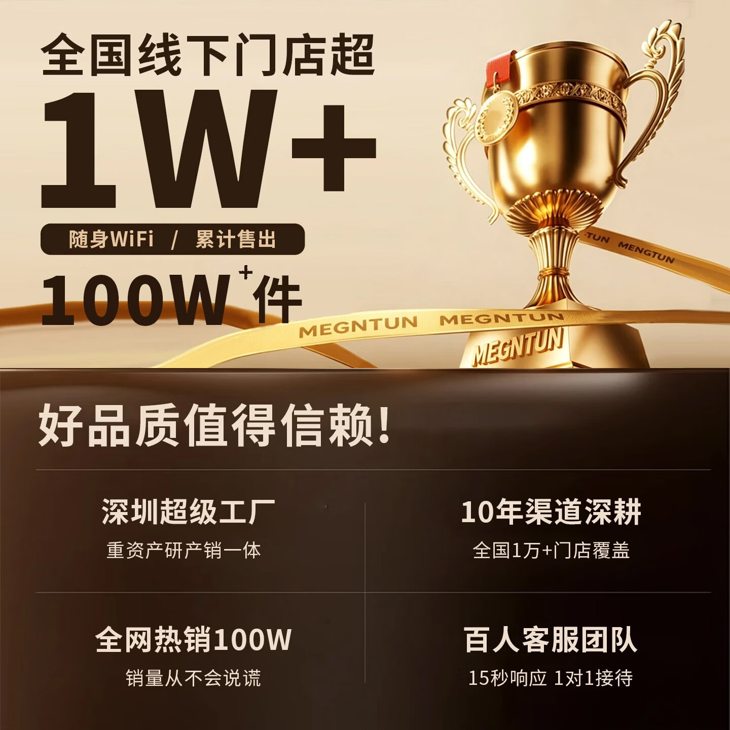 萌豚移动随身wifi6双网切换免插卡随身移动wifi路由器无线随身wifi月享1500g流量全国通用2026款 【店铺爆款】不限速不虚标+随用随充