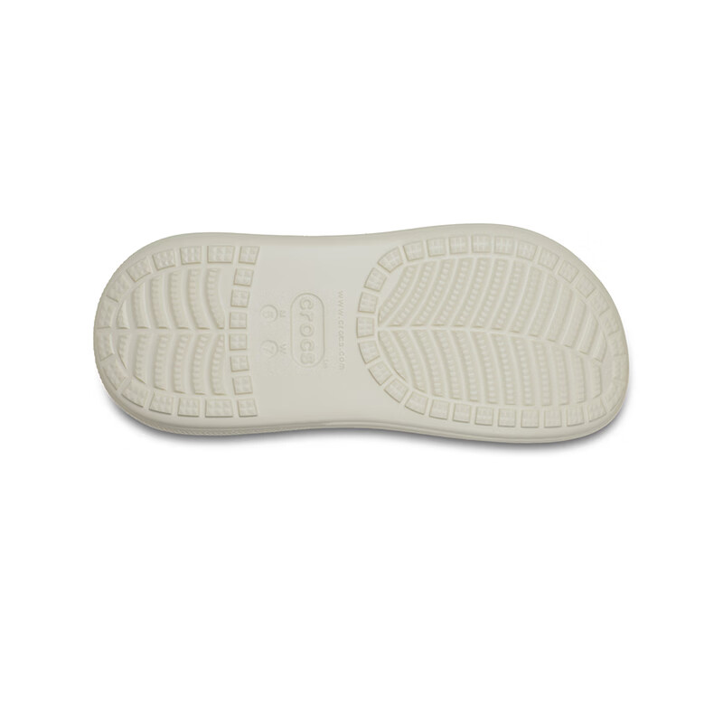 卡骆驰(CROCS)经典泡芙叠影玫瑰洞洞鞋户外厚底花园鞋沙滩鞋女鞋凉鞋|214028 极白色-2MD 36 /37(220mm)