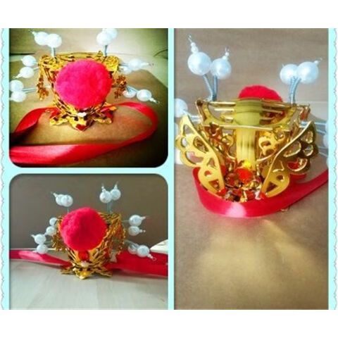 贾宝玉金色头冠 110cm