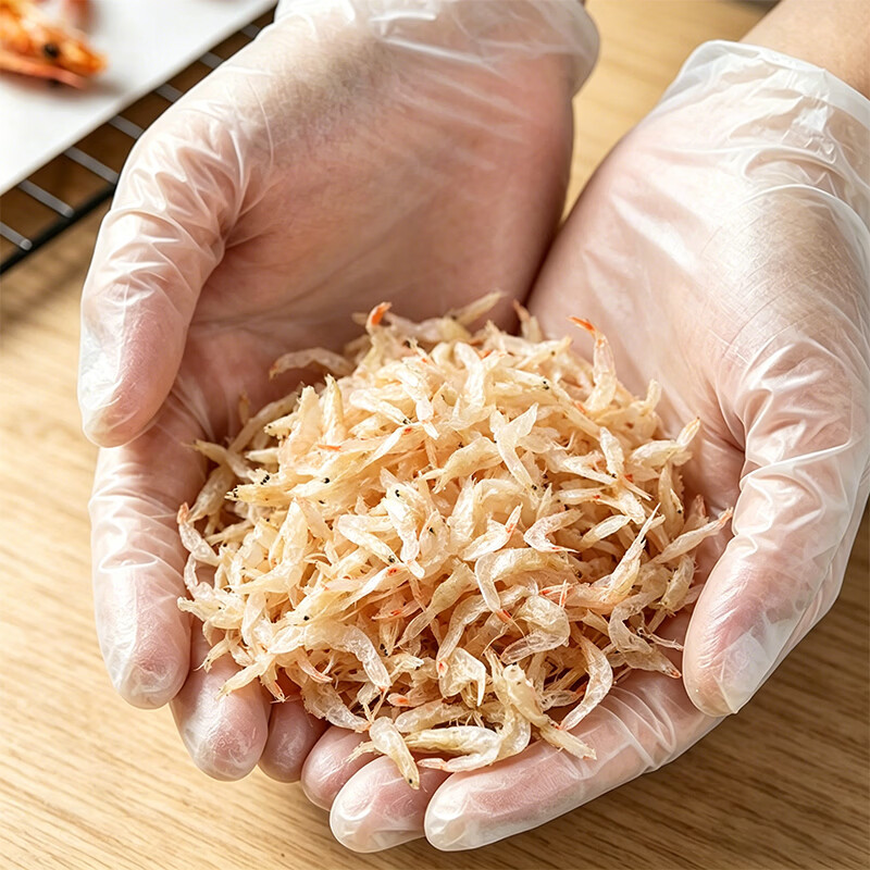 海洋环游记  咸熟干虾皮干货 高品质高钙海鲜虾米新鲜淡干 煲汤辅食虾皮 虾皮250g