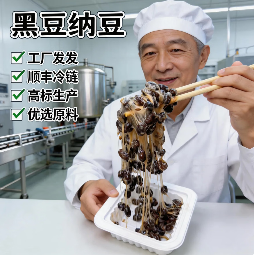 谷海元原味黑纳豆中国国产即食食品寿司料理佐餐调料调味酱不苦不臭 黑纳豆12盒装 京东折扣/优惠券