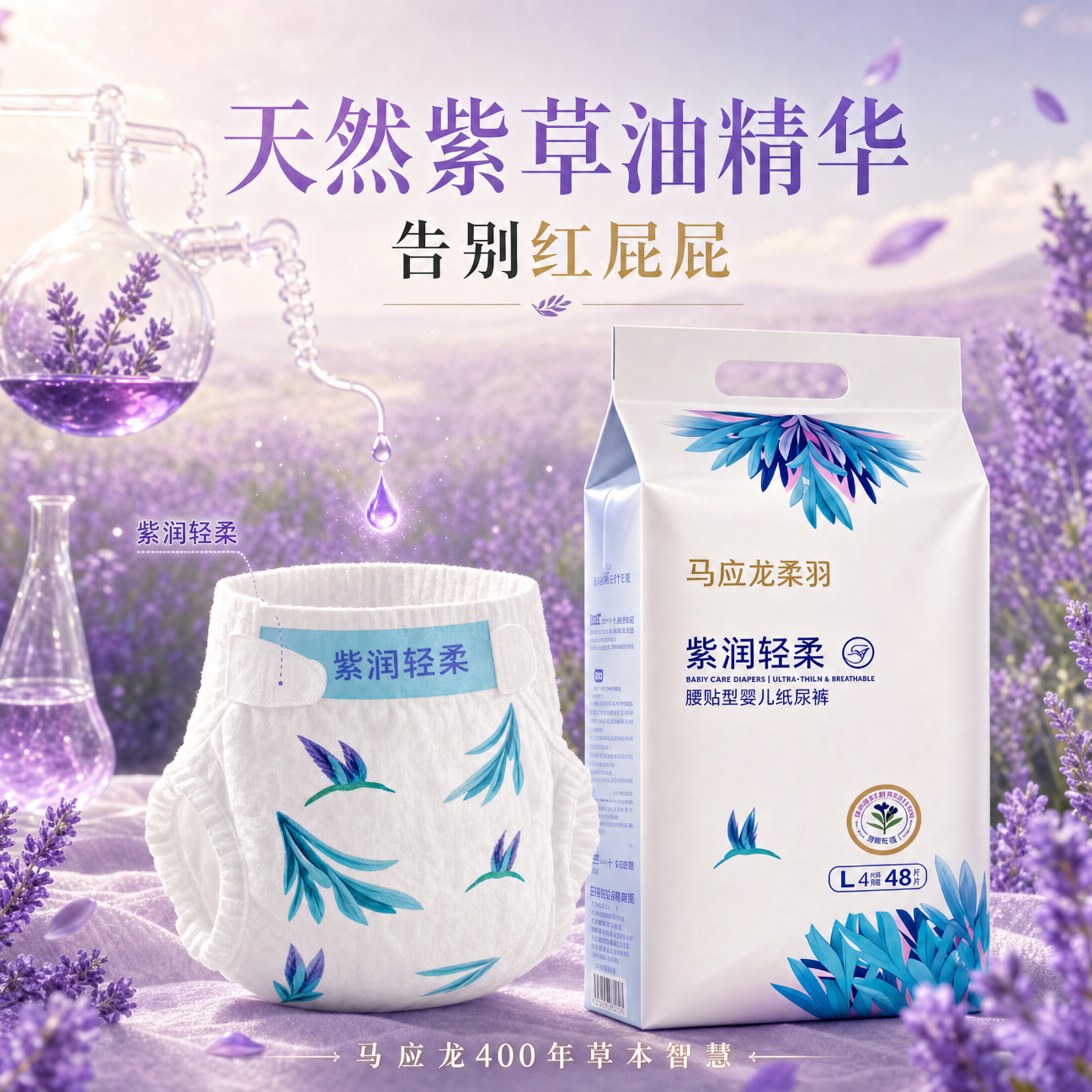 马应龙护理紫润轻柔轻薄双倍透气整夜干爽宝宝安睡拉拉裤【裤型】 4XL码 拉拉裤【3包】+独立单片装*3片 京东折扣/优惠券