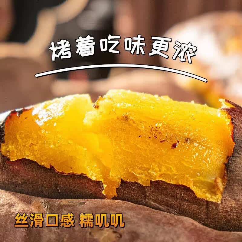 九曲食珍榴莲蜜薯农家黄心红薯新鲜番薯丝滑糖心沙地地瓜软糯黄金现挖大果 4.5斤中果单果100g+