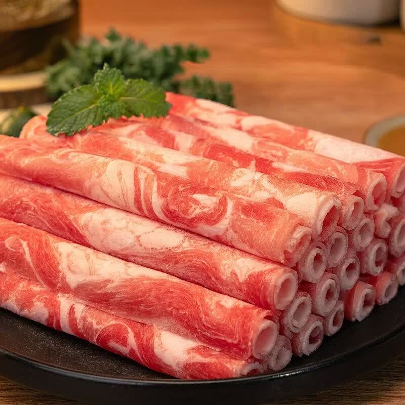 肴老板谷饲肥牛卷 28肥瘦进口雪花肉片涮火锅烤肉烧烤食材顺丰京东冷链 【爆款推荐】谷饲肥牛卷2kg(10包)