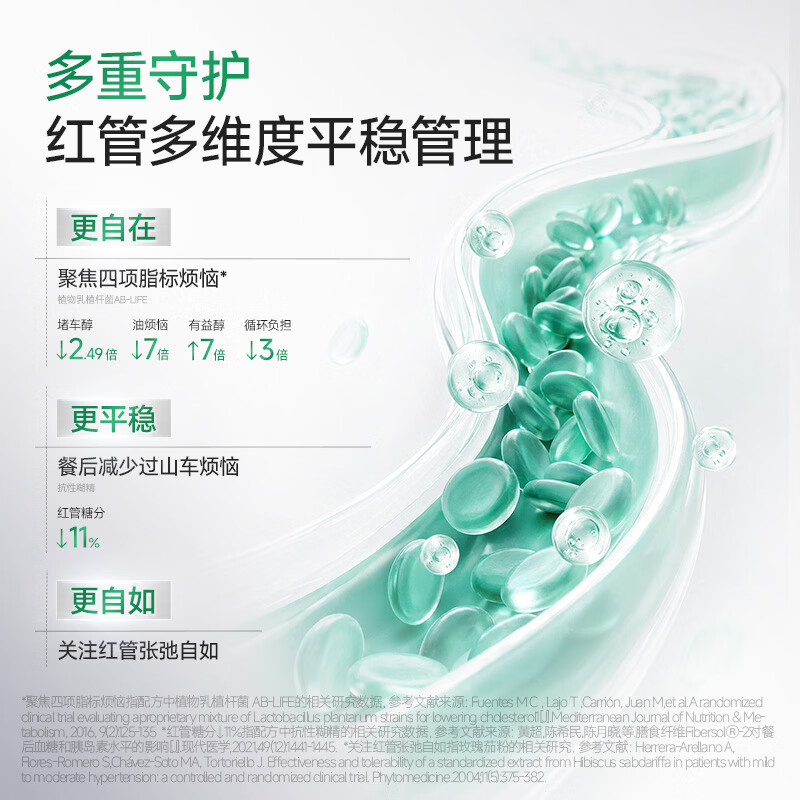 万益蓝(WONDERLAB)【海吃王推荐】三管宁益生菌固体饮料成人男女中老年人便携冲剂 【海吃王同款 I 月卡】 30条*1盒