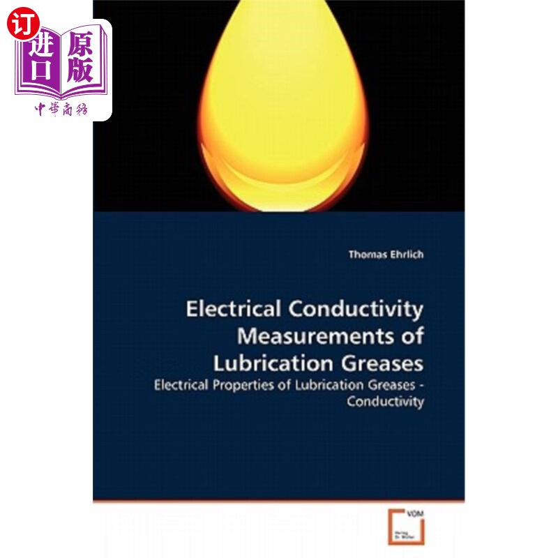 海外直订electrical conductivity measurements of lubrication