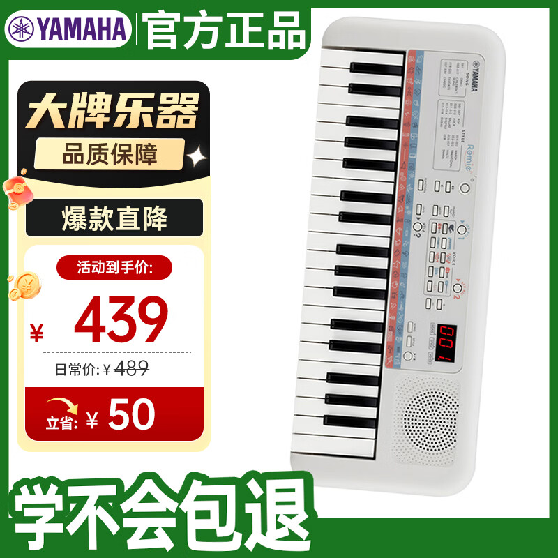 雅马哈（YAMAHA）PSS-E30 电子琴多功能初学者音感小白琴生日儿童节礼物