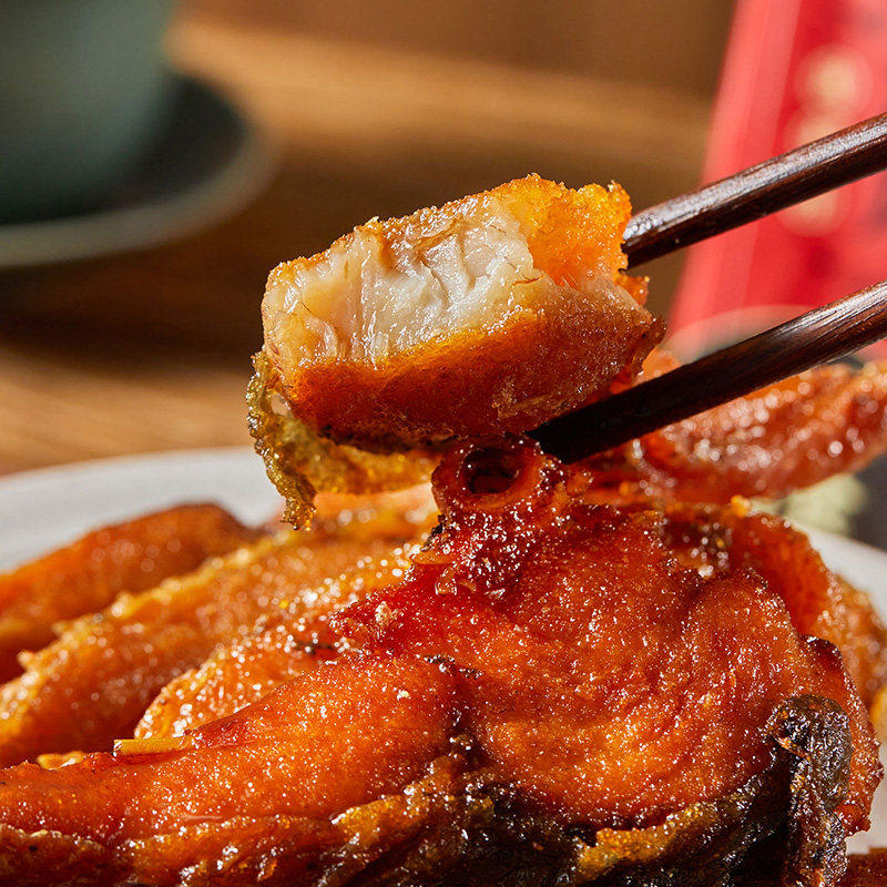 徽天赐【老字号】上海特产熏鱼开袋即食熟食酥鱼干块苏式爆鱼排卤味零食 老字号【肉多刺少】熏鱼250g*2袋