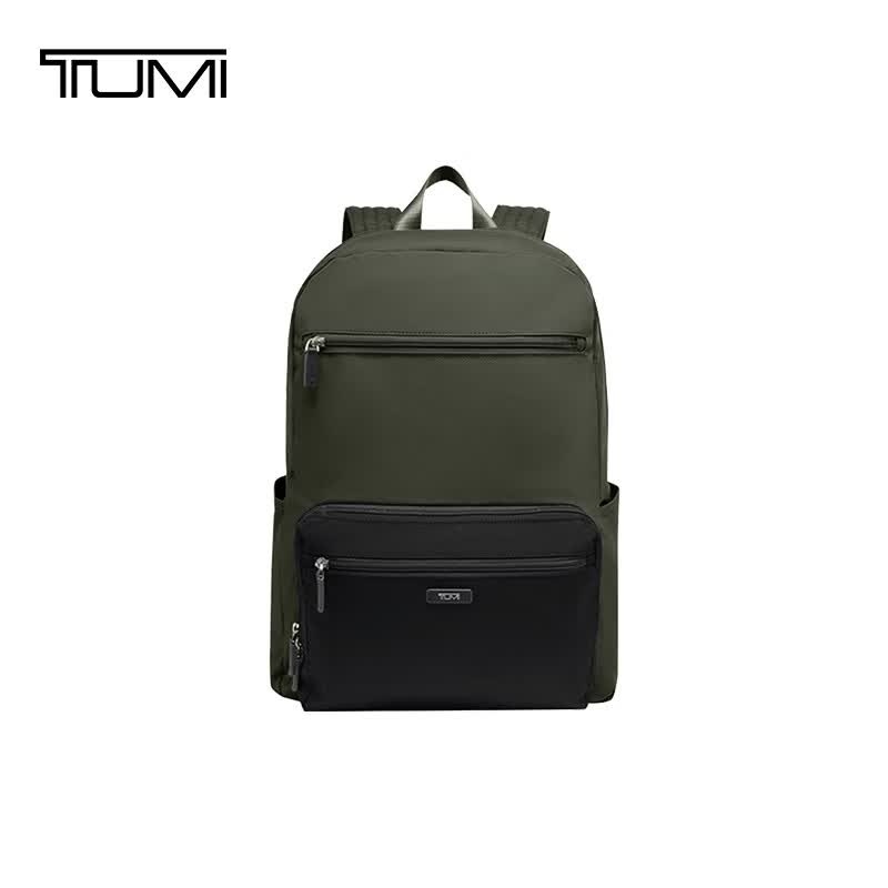 途明（TUMI）PACKABLES女士双肩包时尚休闲高端潮流绿色 情人节礼物