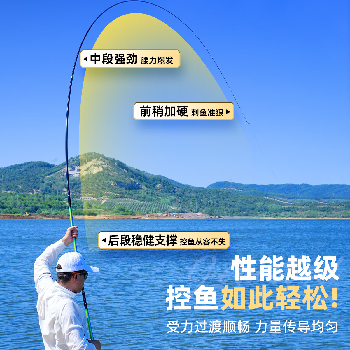 沃鼎王者神剑限定版鱼竿钓鱼竿高碳超硬超轻综合竿手竿钓鱼杆台钓竿 3.9m 王者神剑限定版【轻量综合竿】