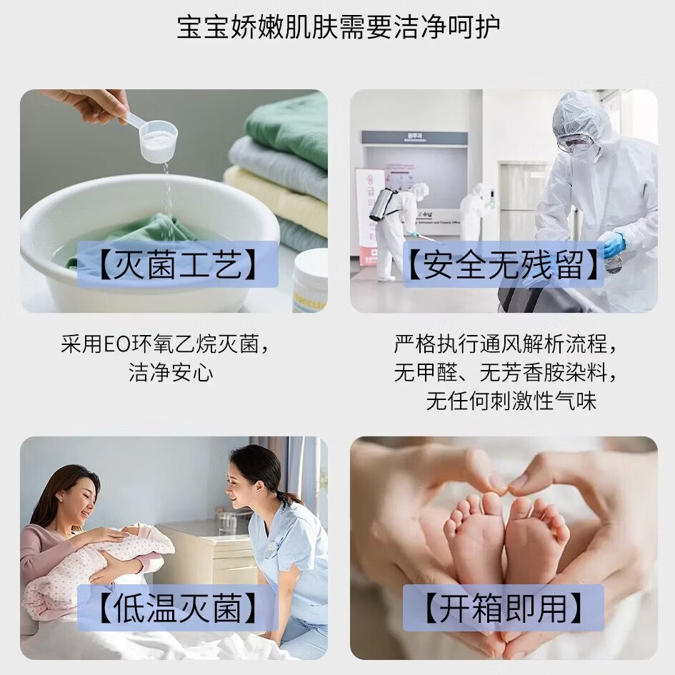 PCPH婴儿连体衣夏季新生儿宝宝家居内衣蝴蝶衣童装包屁衣 蝴蝶衣-深蓝色 52cm