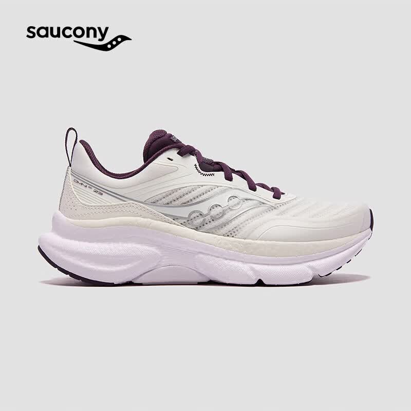SAUCONY索康尼新品女子2026夏季OMNI ST 23系列运动跑鞋 白银 37.5