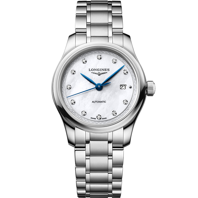 浪琴（LONGINES）瑞士手表 名匠系列 女士新款钢带机械表 L24494876
