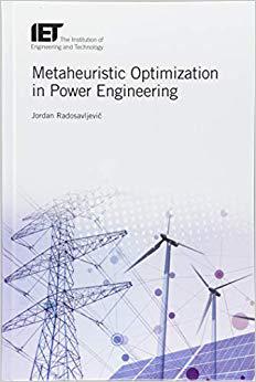 【预订】metaheuristic optimization in power