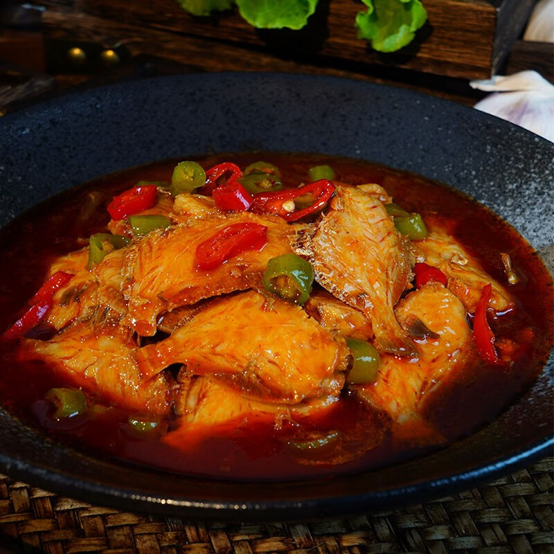 2kg(600g/盒*2)酸辣马面鱼 加热即食海鲜预制菜 香辣马面鱼600g/盒 1