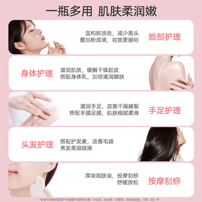 强生润肤油100ml 儿童宝宝滋润保湿按摩油 新生儿抚触油 润肤油100ml*2瓶