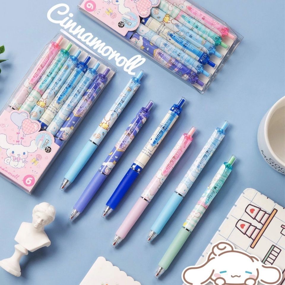 屿笙按动笔高颜值玉桂狗限定笔ins按动可爱高颜值0.