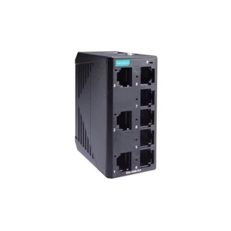 MOXA EDS-2008-ELP(替代EDS-208) 8 端口非网管型交换机塑料壳 8口
