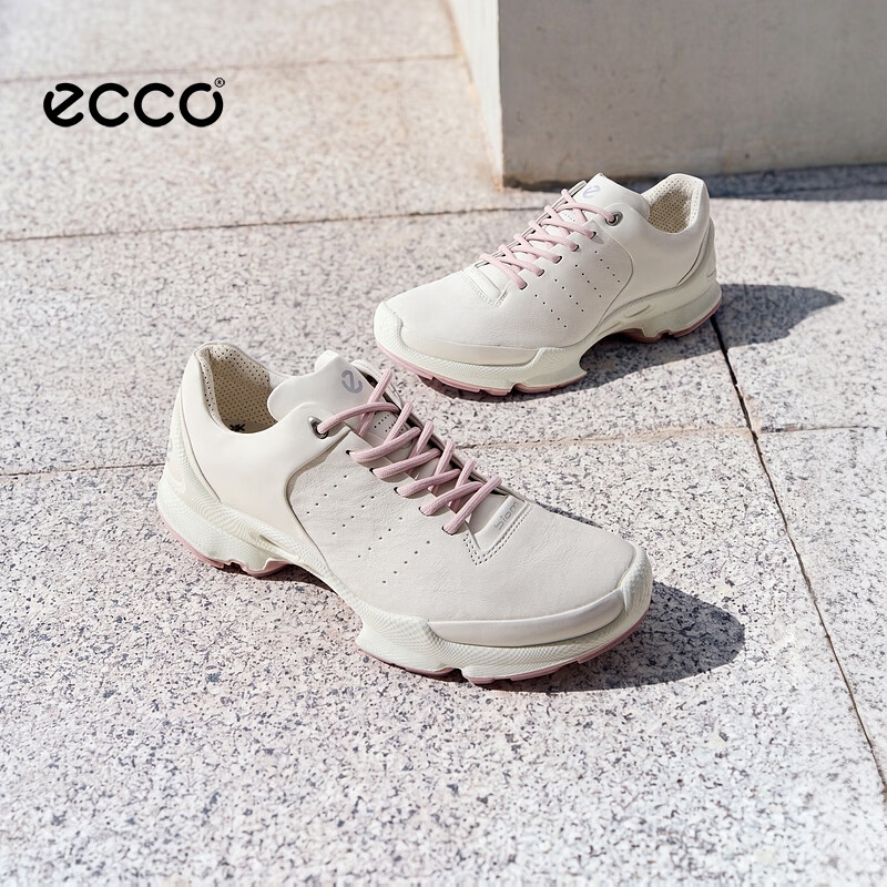 爱步（ECCO）运动鞋女 经典城市时尚耐磨轻便休闲女鞋 BIOM系列800463 白色80046350874 37