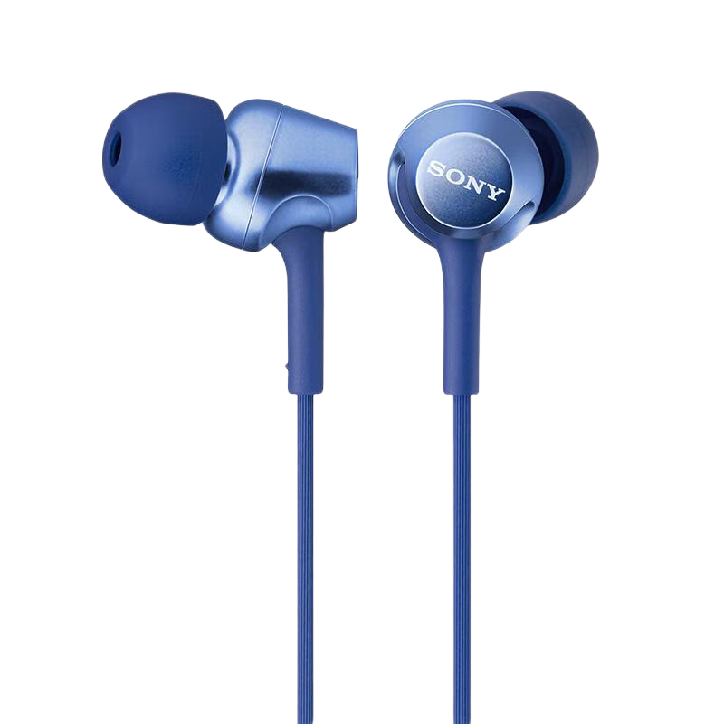 SONY 索尼 MDR-EX255AP 入耳式有线耳机 蓝色