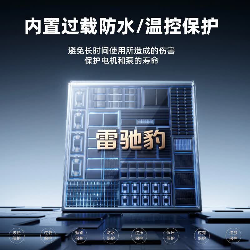 雷驰豹无线洗车机高压水枪家用清洗神器大功率充锂电池强力增压2026新款 【德国增压升级版】48V长续航/7500mAh/2电1充10米水管/收纳箱 【2026全新升级】光学脉冲增压大一秒洗净