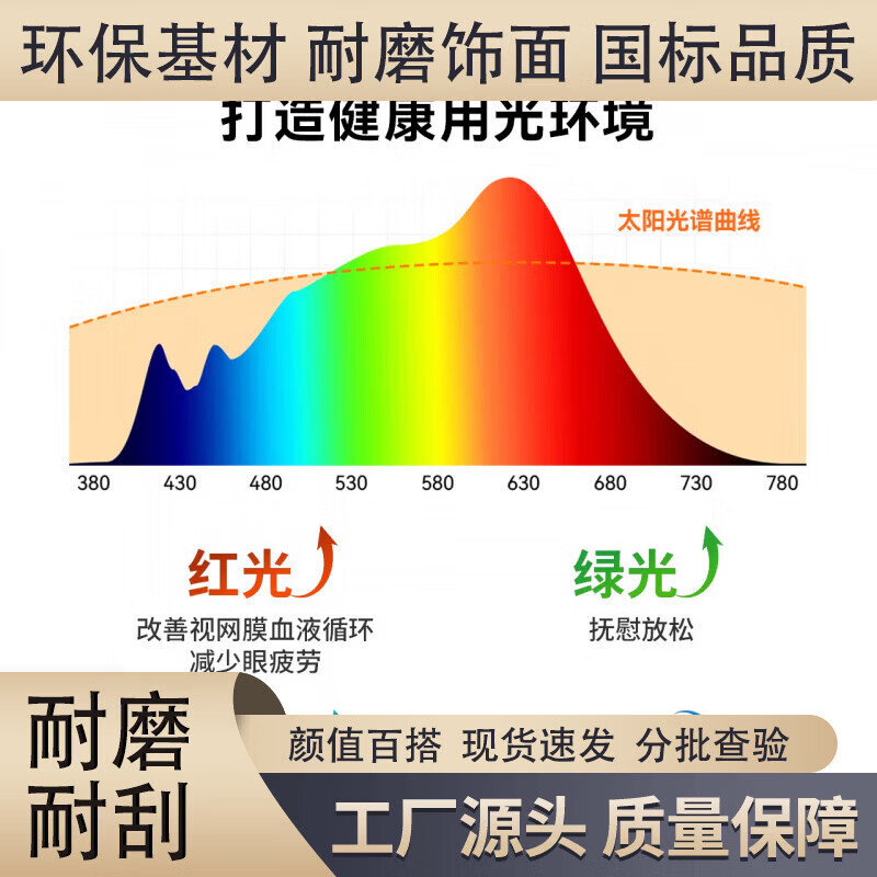 雷士（NVC）照明儿童房灯全光谱吸顶灯无造型灯具男孩女孩卧室灯 32W 【晨曦-粉】-分段调光