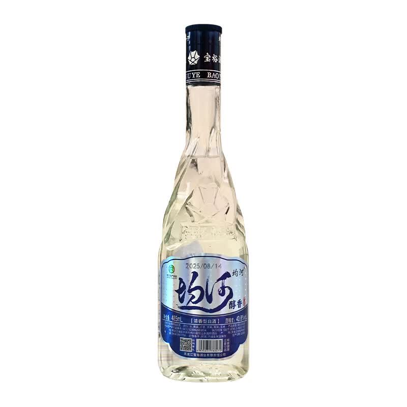 均河醇香浓香型白酒【种子粮酿造】 40.8度 485mL 6瓶