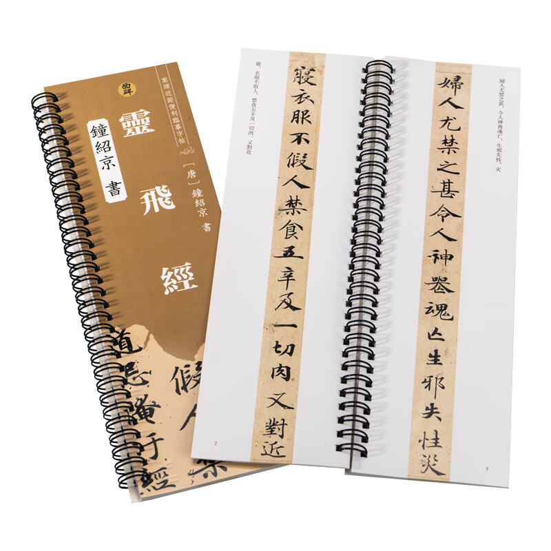 面碑钟绍京灵飞经小楷毛笔书法临摹原贴复刻近距离学习放大字帖 钟绍京《灵飞经》楷书毛笔临摹字帖
