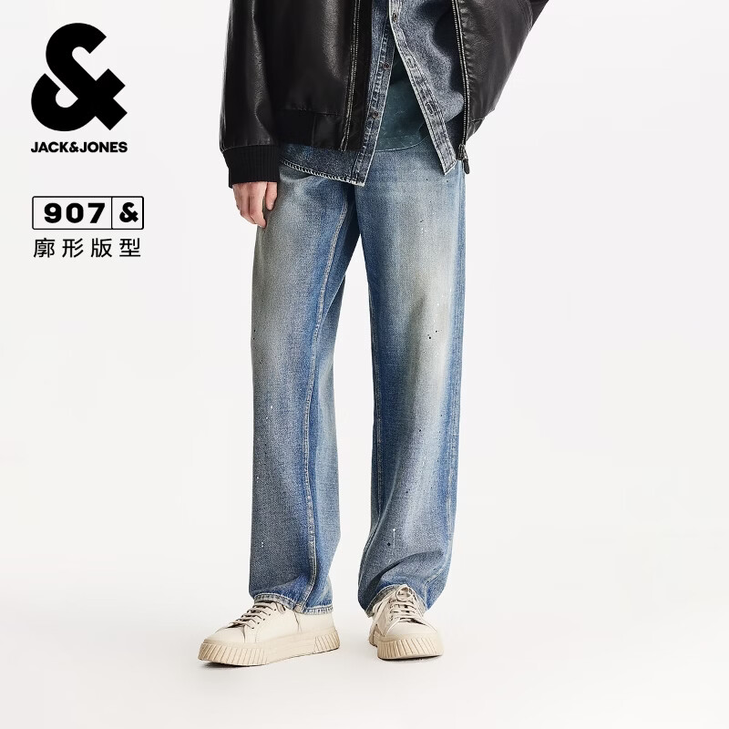 杰克·琼斯(JACK&JONES)男装潮流牛仔裤合集 225432110中牛仔蓝 常规 32 175 W32/L32