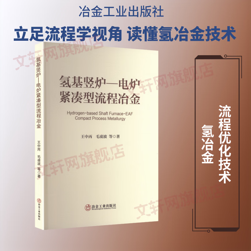 氢基竖炉-电炉紧凑型流程冶金 冶金工业出版社 王中丙毛凌波等著 书籍 图书