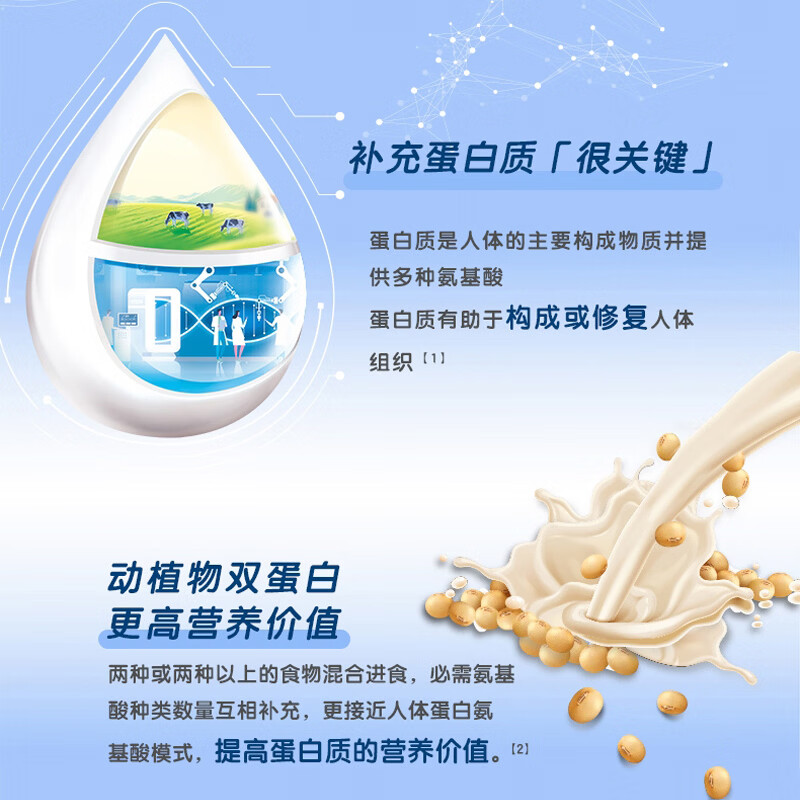 宝芝乐铺蛋白粉营养蛋白质粉营养品营养加钙蛋白粉可搭增强免疫力产品男女 【无蔗糖营养加钙大罐装】 1000g*1罐