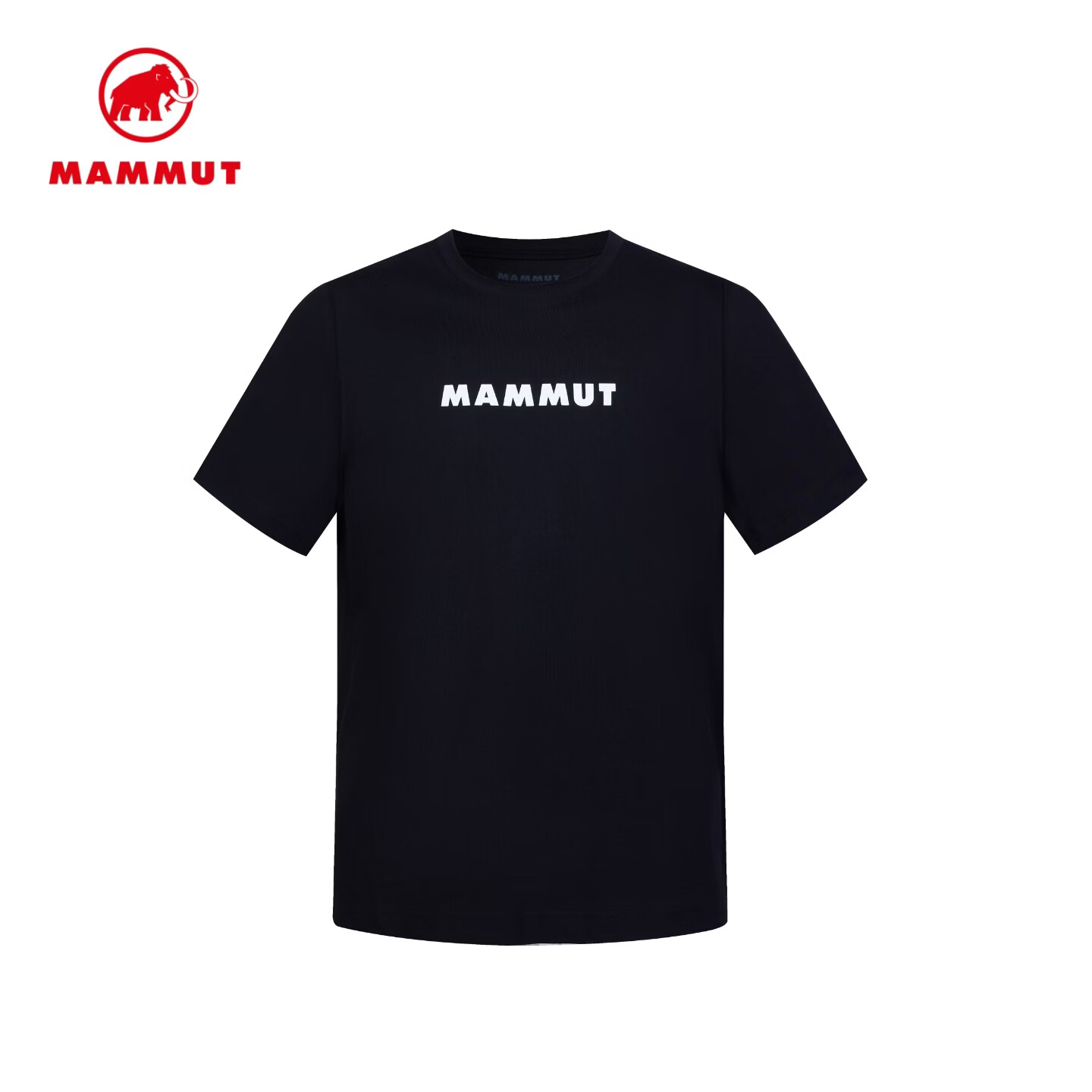 猛犸象（MAMMUT）Base 男士户外攀岩徒步圆领短袖T恤 黑色 L