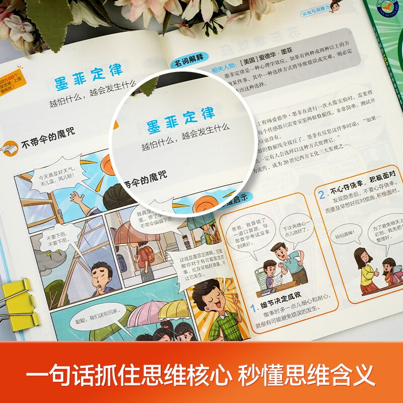 不可不知的100个世界精英思维 漫画版 上下册全2册详情图