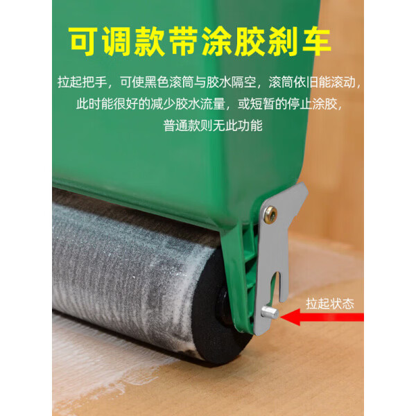 CLCEY手动木工涂胶机3寸滚胶神器正品保障 3寸不可调涂胶机