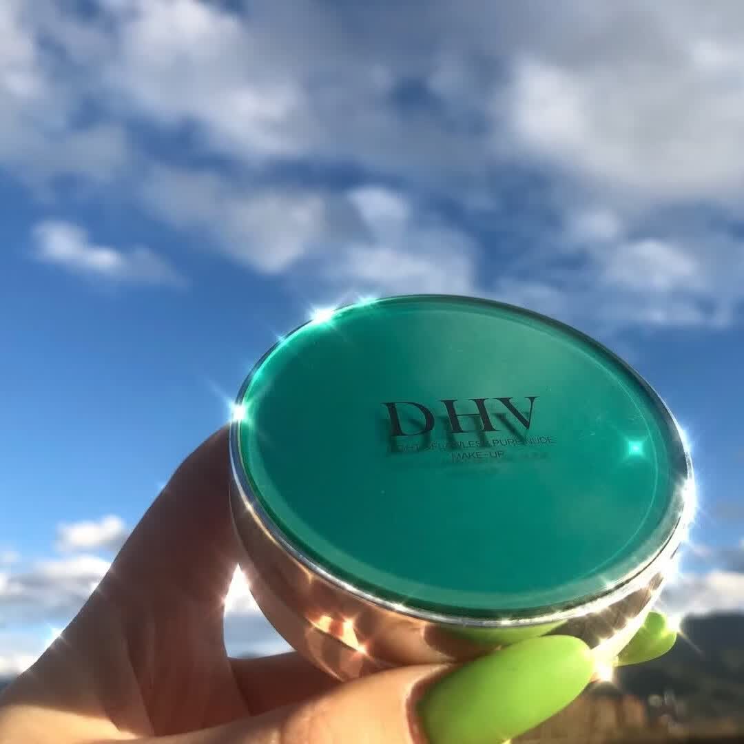 难却联名dhv气垫cc霜 保湿提亮遮瑕服帖水润细腻轻薄自然裸妆防水防汗 dhv气垫替换芯2个
