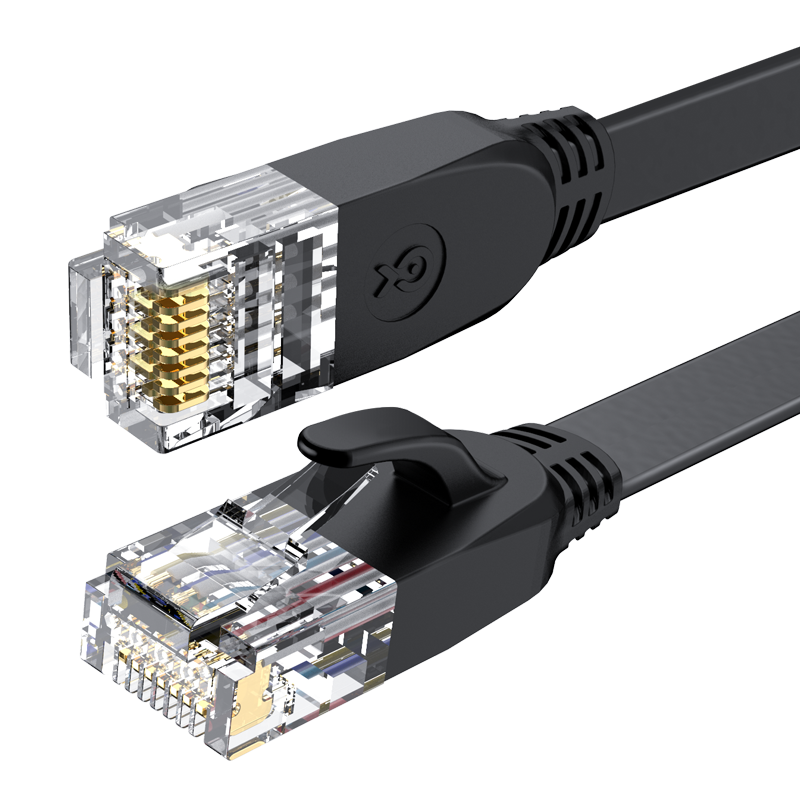 毕亚兹六类CAT6类网线15米黑色简洁稳定千兆网络连接线|网络配件品牌推荐