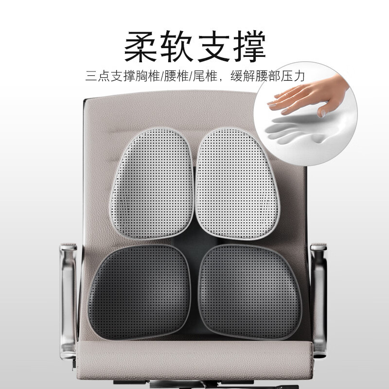 溥畔护腰靠垫久坐办公室腰部支撑工学坐姿椅子靠背垫汽车腰靠 普通款.经典黑