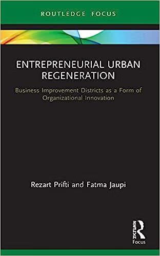 预订 创业型城市更新:作为组织创新形式的商业改进区entrepreneurial