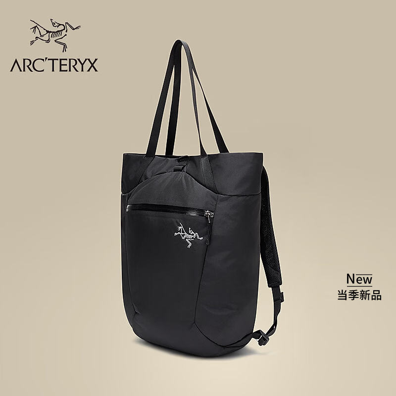 ARC'TERYX始祖鸟 AXIOS 20 TOTE 男女同款 手提袋 Black/黑色 均码