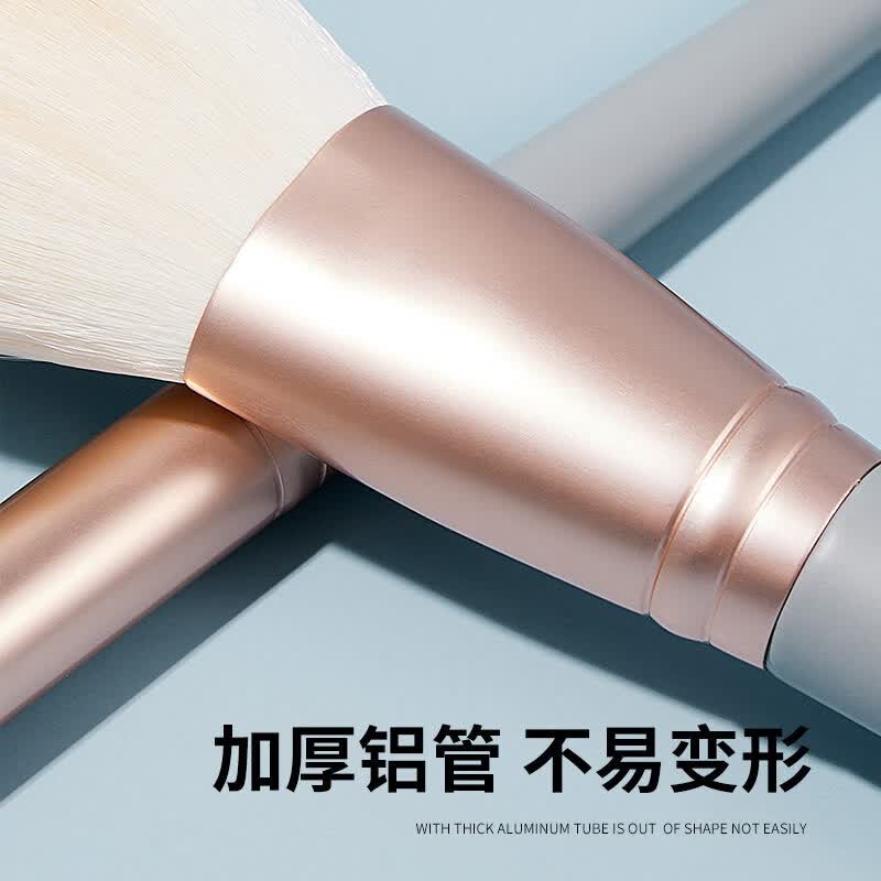韩美臣蓝桥10支化妆刷套装初学者散粉腮红遮瑕粉底眼影刷全套工具超软毛 蓝桥 10支 化妆套刷