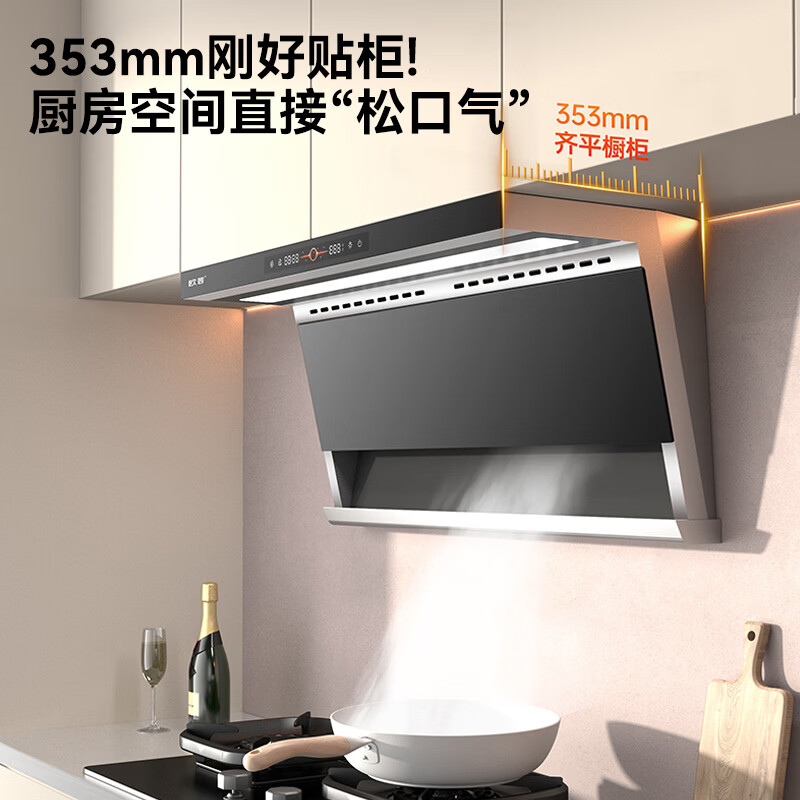 OPPLE欧普抽油烟机直流变频大吸力压吸油烟机 家用一级能效AG脱排烟机净烟机顶侧双吸AI语音增上门安装 【单油烟机】28m³顶侧双吸+自动热清洗+智能语音 管道【天然气】