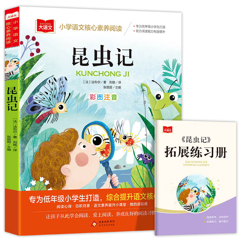 大语文——昆虫记 学生课外阅读 推荐阅读 儿童文学 图书