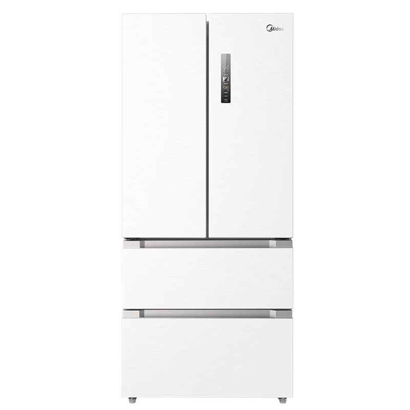 再降价、PLUS：Midea 美的508 法式多门冰箱 一级能效 BCD-508WTPZM(E) 极地白 508L